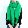 thumbnail image 1 of Babysbule Scarf for Women Fashion Ladies Warm Scarves Long Solid Tassel Warm Scarves Long Scarves, 1 of 6