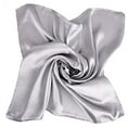 thumbnail image 1 of Babysbule Scarf for Women Satin Silk Large 90x90 cm Square Plain Nautical Head Neck Scarf Wrap 24 Colours, 1 of 1