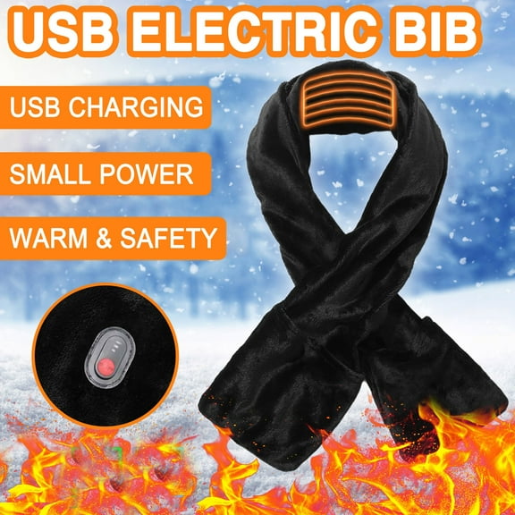 Babysbule Scarf for Women USB Electric Heating Scarf Shawl Cold Protection 3 Stage Temperature Settings