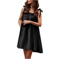 thumbnail image 1 of Babysbule Women Skirts Women's Fashion Casual Solid Color Sling Pullover Short Skirt Variety Of Wearing Dresses, 1 of 8