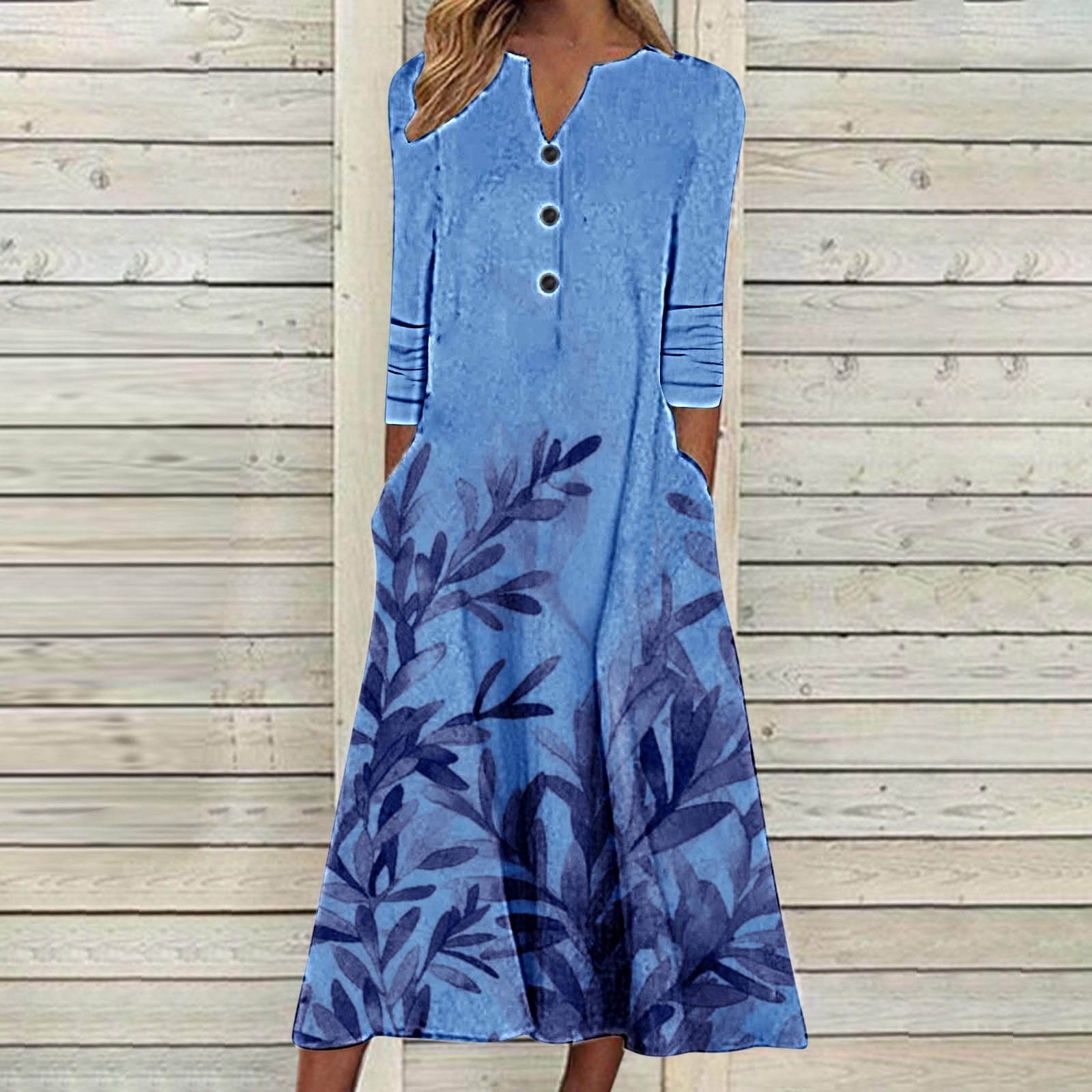 Babysbule Clearance Womens Fall Dresses Fashion Women Casual Elegant