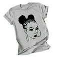 thumbnail image 1 of Babysbule Womens Shirts Fashion Women's Print Graphic Cute Tee Shirt Funny T Shirt Tops, 1 of 3