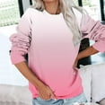 thumbnail image 1 of Babysbule Womens Tops, Women's Fashion Printed T-shirt Long Sleeves Blouse Round Neck Casual Tops Sweatshirt Hoodies, 1 of 5