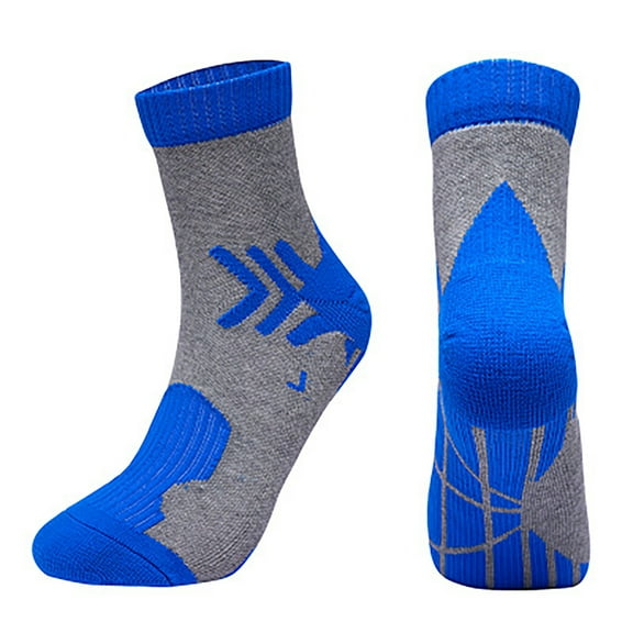 Babysbule Cotton Socks for Men Women Middle Canister Towel Cotton Breathable Badminton Walking