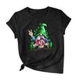thumbnail image 1 of Babysbule Shirts for Women Casual St. Patrick's Day Graphic Printed Cotton Tops Ladies O-Neck Short Sleeve Blouse, 1 of 6
