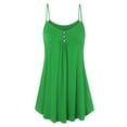 thumbnail image 1 of Babysbule Dresses for Women Clearance Womens Tank Summer Trendy Tops Shirts Casual Sleeveless V-Neck Camies Blouse Solid T Shirts, 1 of 4