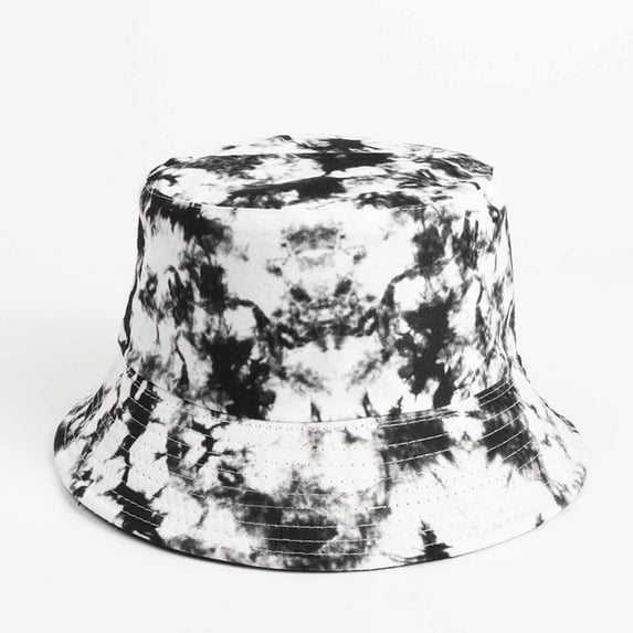 Babysbule Hats for Women Winter Adult Male And Female Fisherman Hats Color Painted Tie Dyed Double Sided Fisherman Hats Wear Outdoor Sunscreen Sun Hats On Both Sides