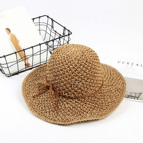 Babysbule Hats for Women Unisex Outfit Women Fashion Cool Straw Hats Outdoor Travel Beach Hat Sun Cap