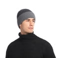 thumbnail image 1 of Babysbule Hats for Women Winter Double-layer Woolen Hat And Velvet Warm Mixed Color Men's Knitted Hat, 1 of 4