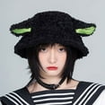 thumbnail image 1 of Babysbule Hats for Women Winter Lamb Ear Hat (Korean Version) Cute Lamb Plush Fisherman's Hat For Warmth Keeping Woolly Sheep A Sheep Hat, 1 of 5