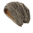 thumbnail image 1 of Babysbule Hats for Women Winter Men Women Fleece Lined Beanie Warm Winter Caps Unisex Fashion Knit Cuffed Cap, 1 of 4