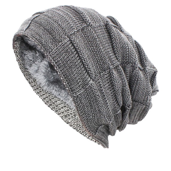 Babysbule Hats for Women Winter Men Women Fleece Lined Beanie Warm Winter Caps Unisex Fashion Knit Cuffed Cap