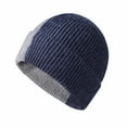 thumbnail image 1 of Babysbule Hats for Women Winter Men's And Women's Same Winter Wool Hat Fashion Color Matching Knitted Hat, 1 of 2