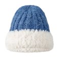 thumbnail image 1 of Babysbule Hats for Women Winter Merry Printing Colored Knitted Wool Hat For Warmth And Versatile Plush Hat, 1 of 2