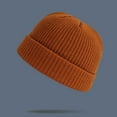 thumbnail image 1 of Babysbule Hats for Women Winter Unisex Fashion Warm Winter Casual Knitted Hat Color All-match Thick Hat, 1 of 2