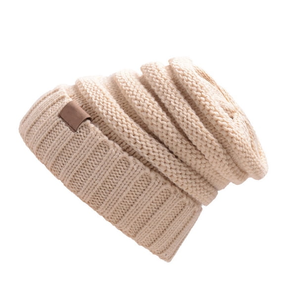 Babysbule Hats for Women Winter Unisex Hip Hop Hat Warm Winter Wool Knit Ski Beanie Skull Slouchy Caps Hat