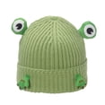 thumbnail image 1 of Babysbule Hats for Women Winter Winter Knitted Hats Fashion Striped Curled Edgeless Cold Hat Outdoor Warmth Thick Woolen Hats, 1 of 2