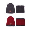 thumbnail image 1 of Babysbule Hats for Women Winter Winter Thermal Plush Hat Scarf Woolen Cap Cycling Windproof Cap Two-piece 2PC, 1 of 3