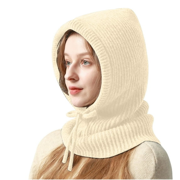 Babysbule Hats for Women Winter Women Solid Color Knit Warm Winter Hats Outdoor Knitted Hat For Cold Weather