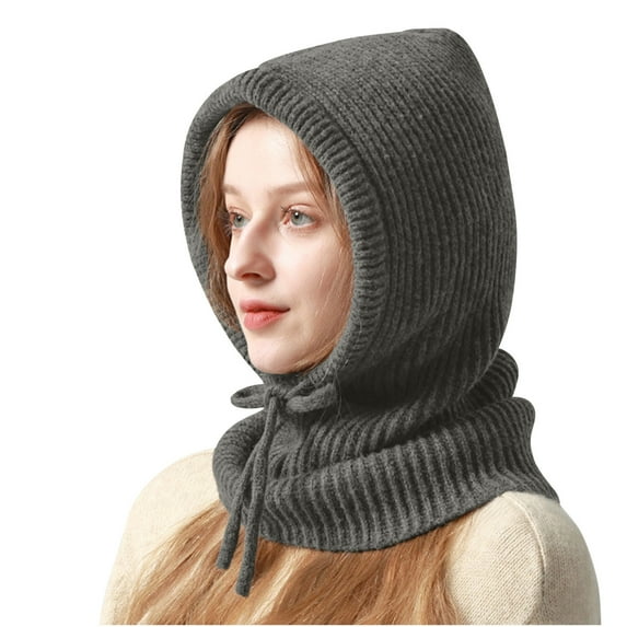 Babysbule Hats for Women Winter Women Solid Color Knit Warm Winter Hats Outdoor Knitted Hat For Cold Weather