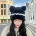 thumbnail image 1 of Babysbule Hats for Women Winter Women's Winter Cute Plush Warm Ear Protection Hat, 1 of 6