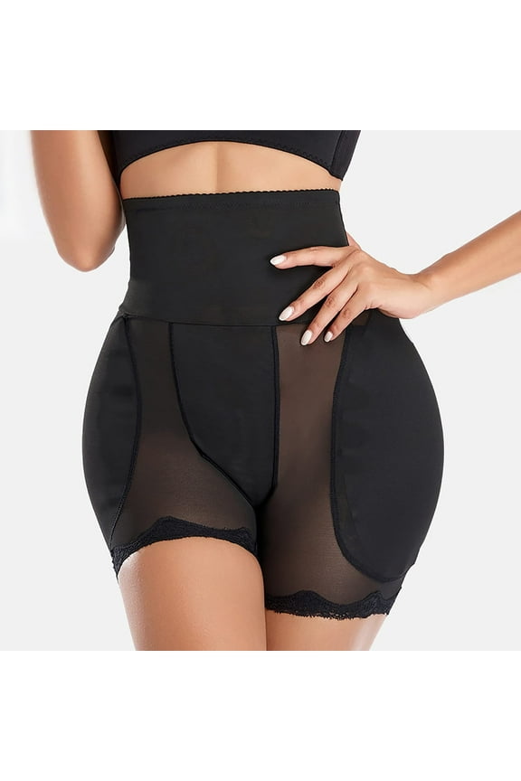 Long Pants for Women Women's Padded Hip Enhancer Sport Shorts Mesh Seamless Underwear Stretch High Waist Body Shaper