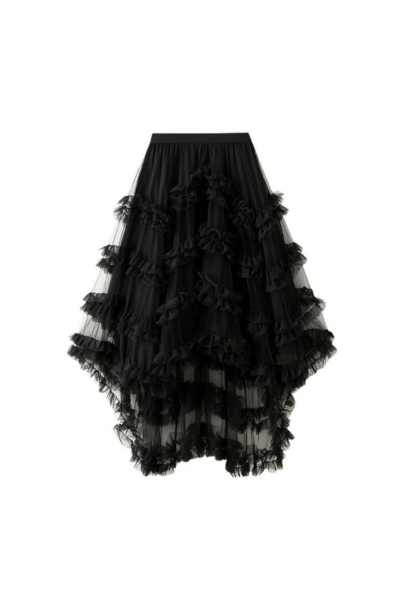 Lounge Sets for Women Women's Mesh Skirt High Waist Ball Half Dress Tracksuit Homewear