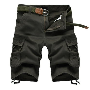 Babysbule Men's Plus Size Cargo Shorts Mens Multi-Pockets Relaxed Summer Beach Shorts Pants M-6XL