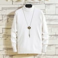 thumbnail image 1 of Babysbule Men's Sweaters Fashion Men Winter Leisure High Collar Long Sleeved Sweater Pullover Coat Turtleneck Solid Color Undershirt Turtleneck, 1 of 3