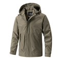 thumbnail image 1 of Babysbule Mens Jackets Clearance Men's Thin Jacket Casual Sports Windbreaker Hooded Jacket, 1 of 6