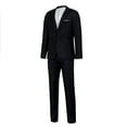 thumbnail image 1 of Babysbule Mens Jackets Men's Fashion Suit Jacket+Suit Pants Two-piece Suit, 1 of 6