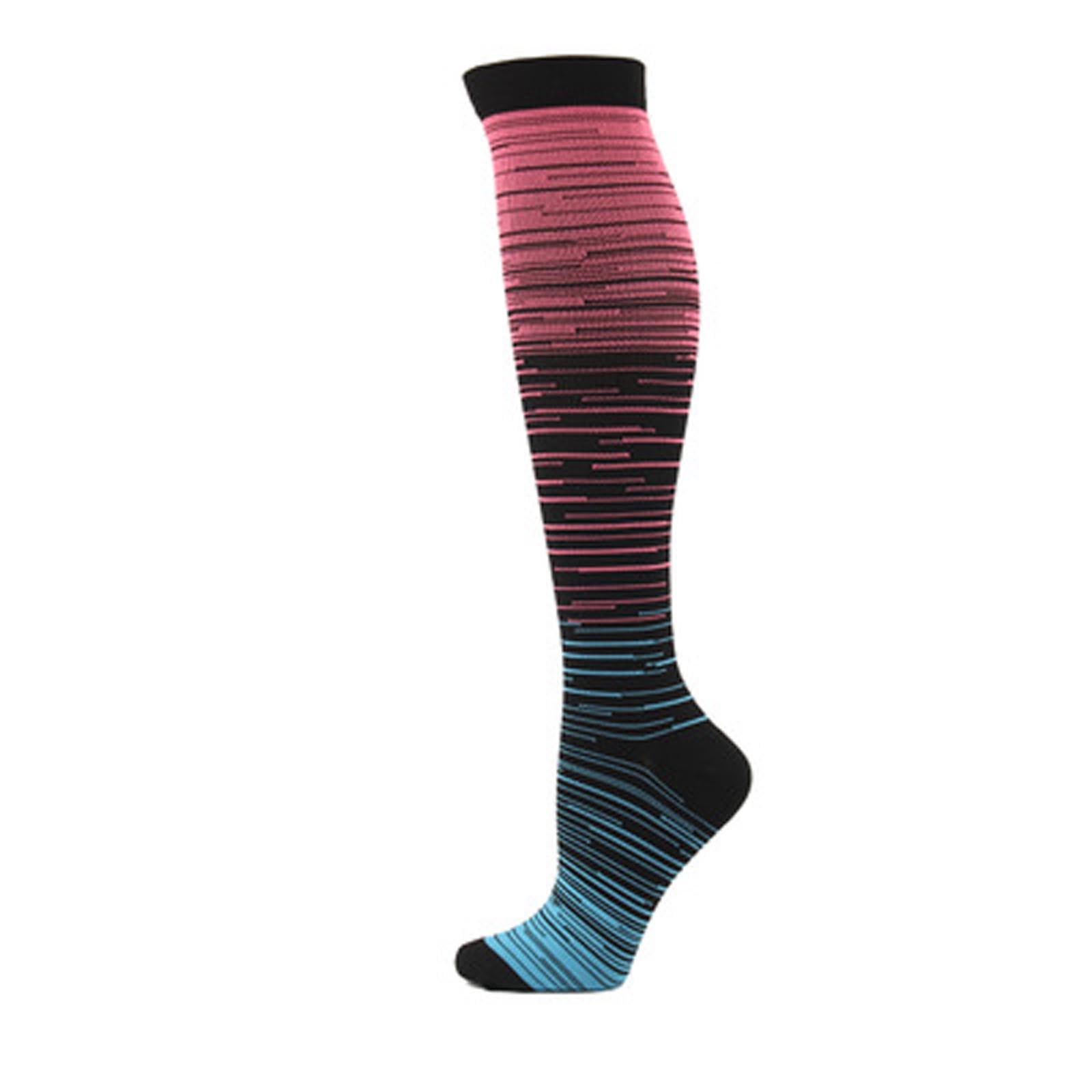 Babysbule Mens Socks Color Pattern Pressure Stocking Men Women ...