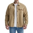 thumbnail image 1 of Babysbule Mens Winter Coats Men Casual Solid Turndown Long Sleeve Button Jacket With Pockets, 1 of 9
