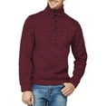 thumbnail image 1 of Babysbule Mens Winter Coats Fashion Casual And Winter Men's Long Zipper Sweater Sleeve Thin Velvet Sweater Coat Men, 1 of 4