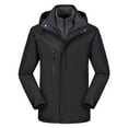 thumbnail image 1 of Babysbule Winter Coats for Women Women's Men Winter Hooded Softshell Windproof Soft Coat Long Sleeve Jacket, 1 of 8