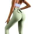 thumbnail image 1 of Babysbule Pants for Women Women's High Waist Peach Hip Lifting Fitness Pants Bow Sexy Sports Fitness Pants, 1 of 5