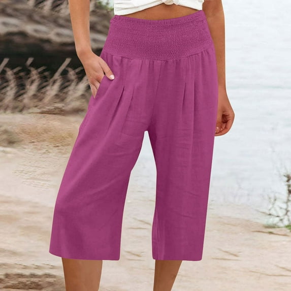 Babysbule Pants for Women Women's Loose Wide Leg Pants High Waist Straight Pants Casual Pants