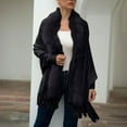 thumbnail image 1 of Babysbule Plus Size Womens Sweaters New Arrivals Women Casual Soild Sleeve Pocket Knit Cardigan Sweater Coat Outwear Women's Fashion, 1 of 5