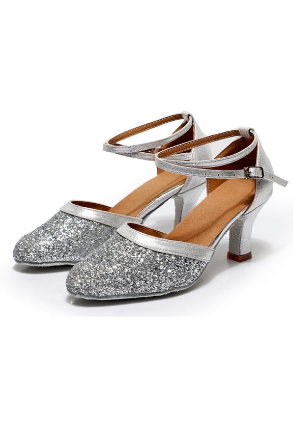 Sandals for Women Womens Fashion Waltz Modern Dance Shoes Ballroom Latin Dance Soft Bottom Sandals