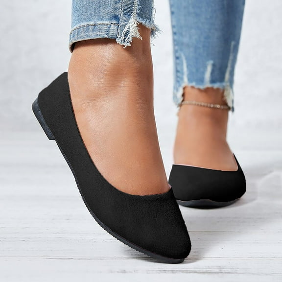 Babysbule Shoes for Women Fashion Women's Casual Cusp Head Comfy Casual Shoes