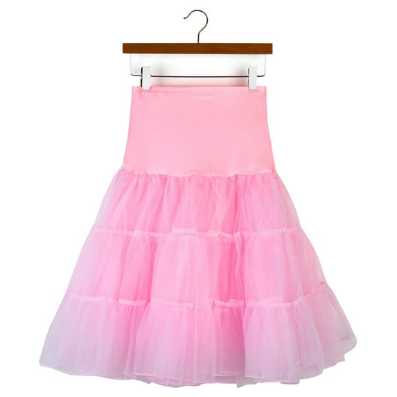 YUNAFFT Skirt for Women Plus Size Clearance Women's Fashionable Summer Retro High-waisted Gauze Puffy Skirt Party Skirt