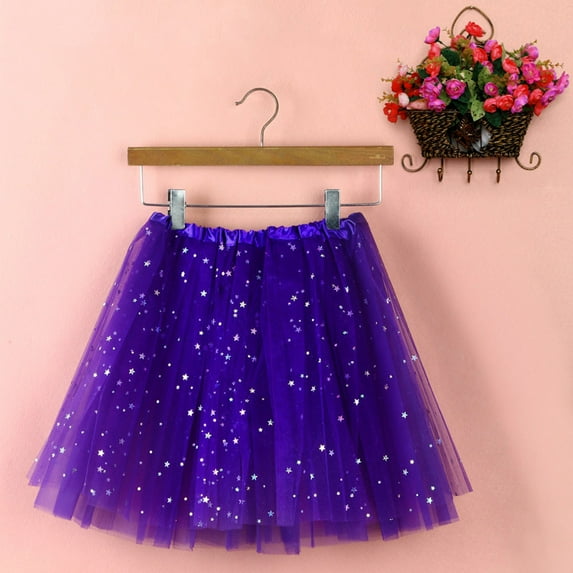 Babysbule Skirt for Women Plus Size Womens High Breathable Pleated Gauze Short Skirt Adult Dancing Skirt