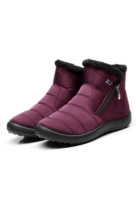 Snow Boots for Women Women's Winter Warm Cotton Shoes Nylon Snow Short Boots Women's Shoes