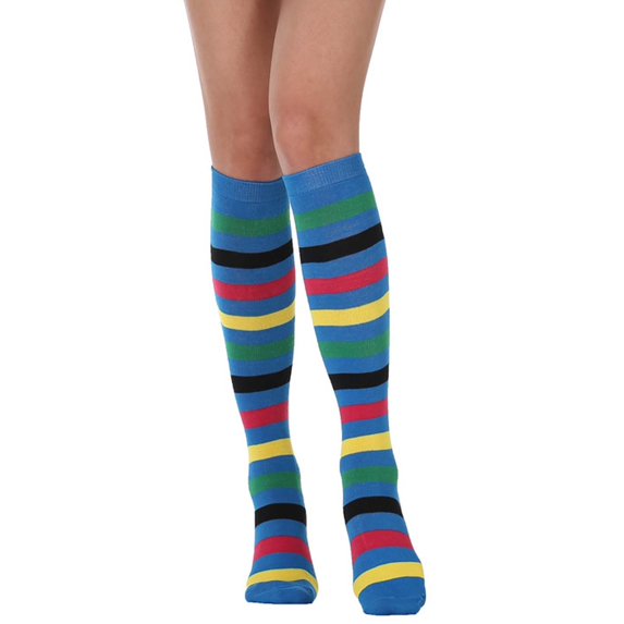 Babysbule Socks for Women Clearance Women Stripe Mini Length COSPLAY Cotton Fashion Long Sock Comfortable Socks