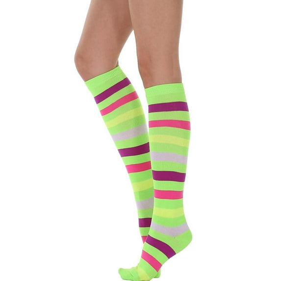 Babysbule Socks for Women Clearance Women Stripe Mini Length COSPLAY Cotton Fashion Long Sock Comfortable Socks