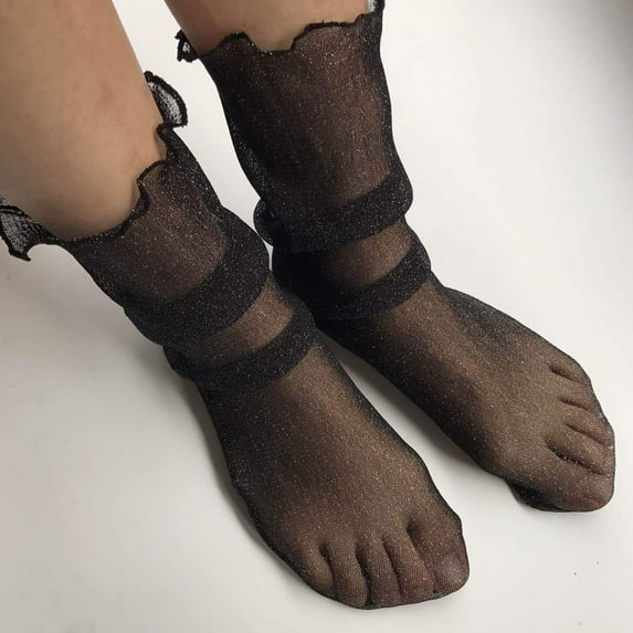 Babysbule Socks for Women Fashion Womens Mesh Ladies Breathability Thin Socks Women's Stockings