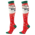 thumbnail image 1 of Babysbule Socks for Women Unisex Adults Women Cartoon Christmas Print 3D Socks Warm Pressure Stockings, 1 of 2