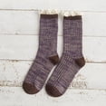 thumbnail image 1 of Babysbule Socks for Women Winter Women's Socks Middle Tube Forestry Mori Lace Stockings, 1 of 3