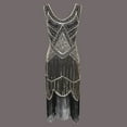 thumbnail image 1 of Babysbule Summer Dresses for Women Plus Size Vintage 1920s Flapper Tassel Great Evening Party Cocktail Dress Skirts, 1 of 4