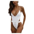 thumbnail image 1 of Babysbule Swimsuits for Women Clearance Women Solid Lace Bikini Set Push Up Swimsuit Beachwear Padded Swimwear, 1 of 6